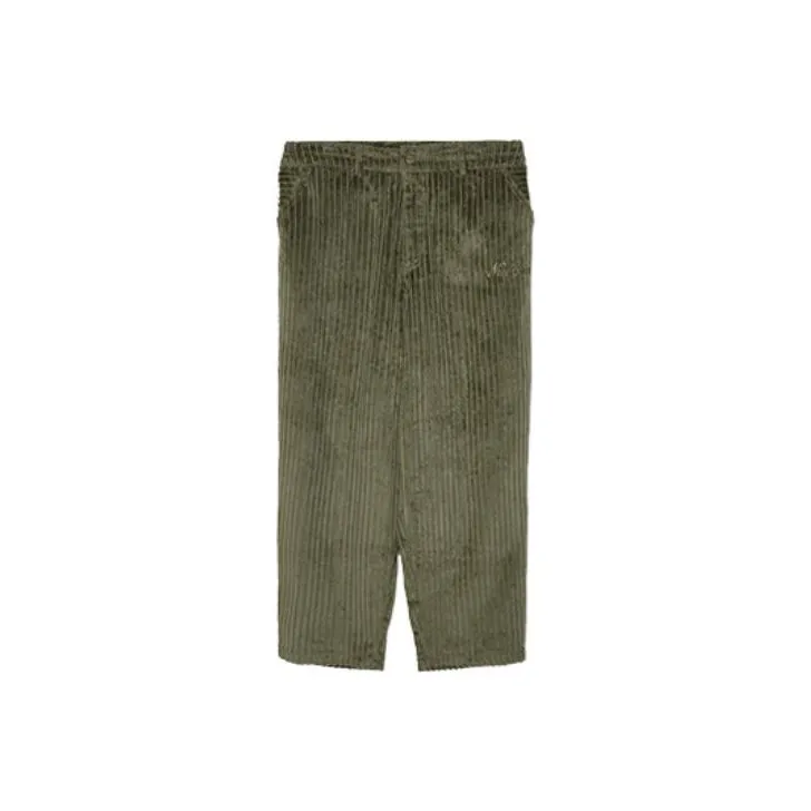 New Era Moderate Casual Pants Unisex Olive Green-0