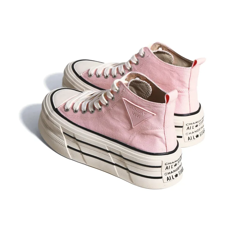 CHENTER KATER Cushioning, Slip Resistant, And Abrasion Resistant High Top Casual Shoes Women's-10