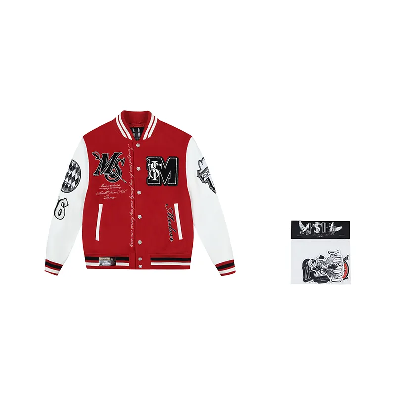 MEDM x STK SMALL TOWN KID Baseball Jacket Unisex-2