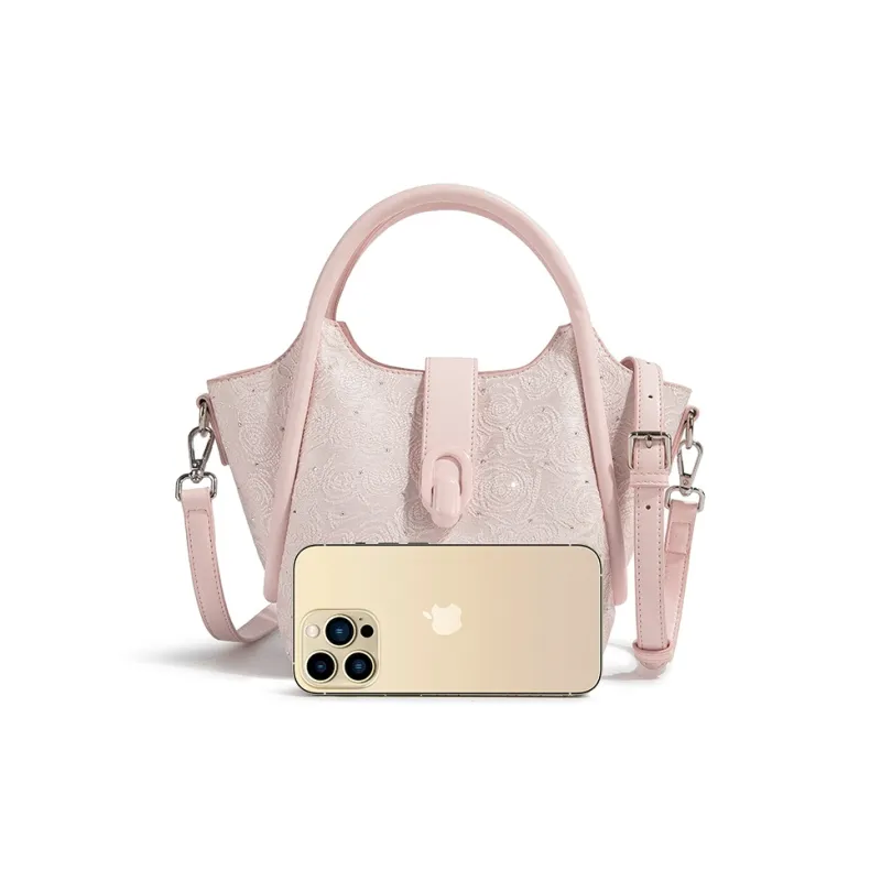 TAMATHA Polyurethane Synthetic Leather Fashion Soft Style Bucket Bag Crossbody Handbag Regular Women's Multicolor-1