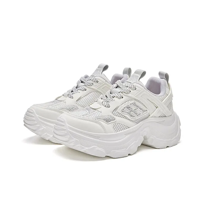 HR Low Top Chunky Sneakers Women's Beige-2