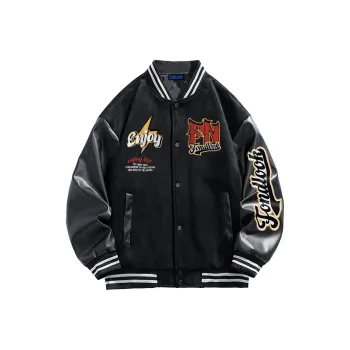FONDLOOK Baseball Jacket Unisex