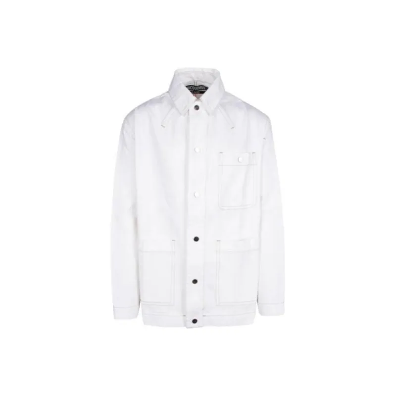 Jacquemus Jackets Coats Men's White-0