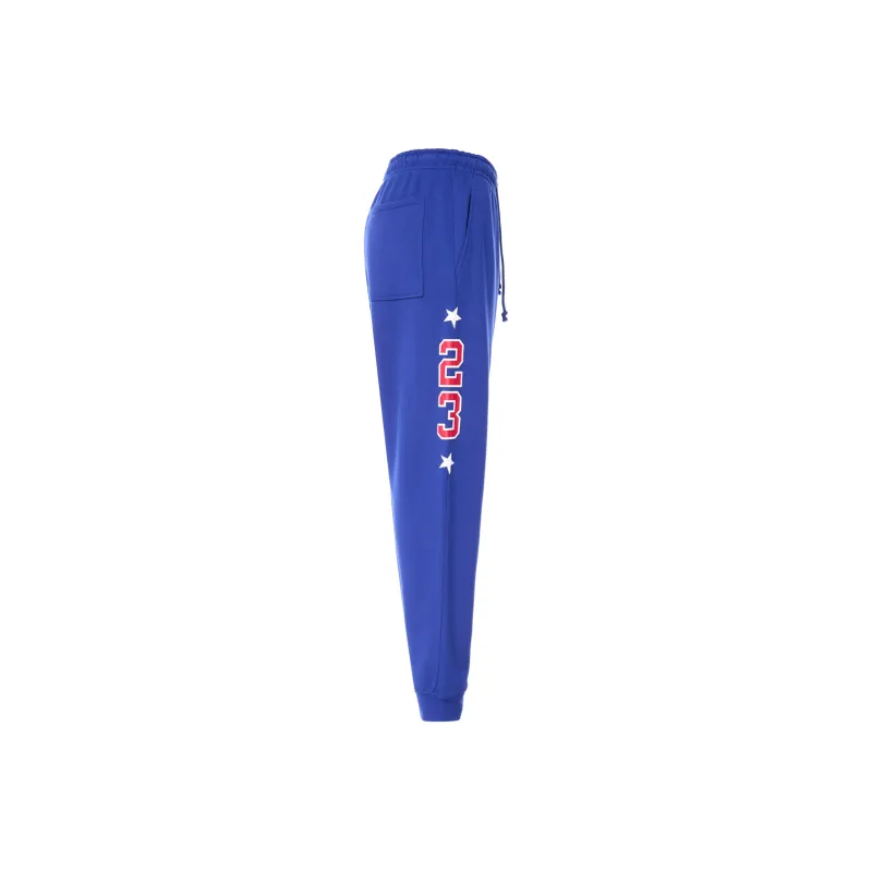 Jordan Knitted Sports Pants Men's Blue-0