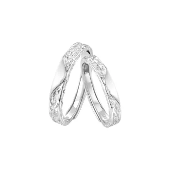 Celebrate The Great Blessing S999 Fine Silver Rings Unisex