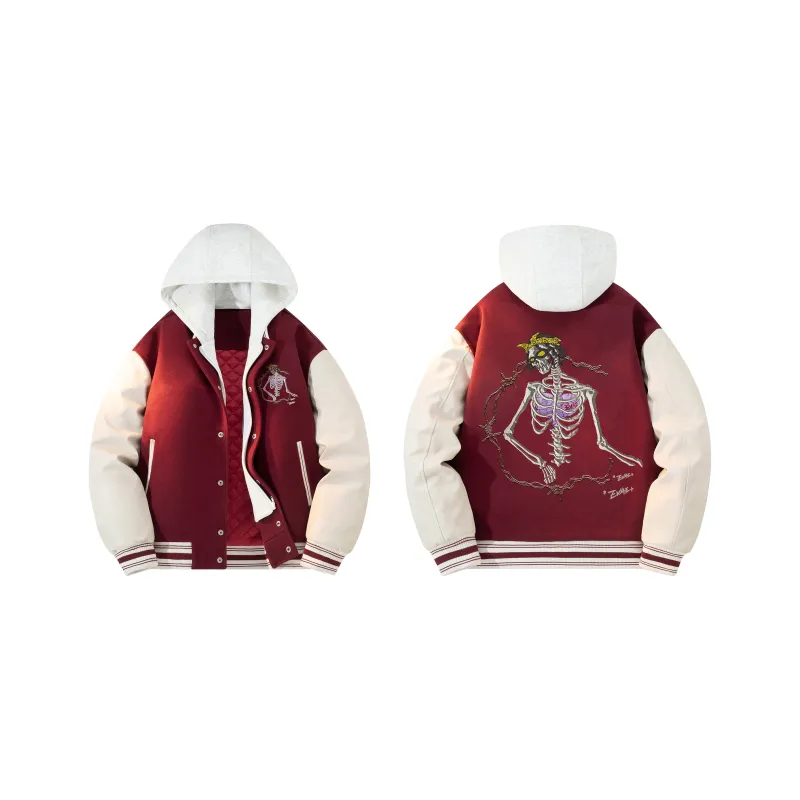 *EVAE+MOB Dreadlocks Series Baseball Jacket Unisex-20