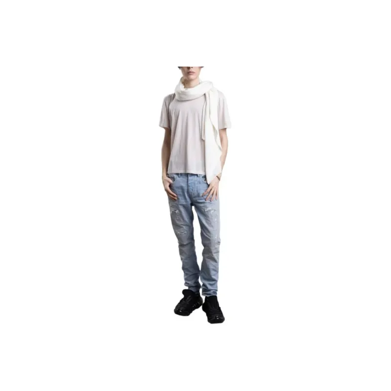 PURPLE BRAND Distressed Low rise Skinny Jeans-0