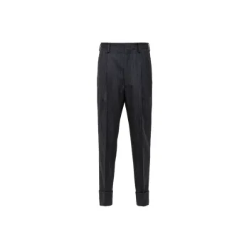 PRADA SS24 Casual Pants Men's Blue