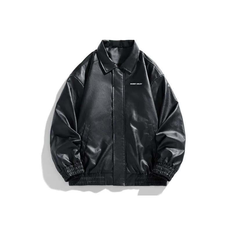 BOBBY ABLEY Leather Jacket Unisex-0