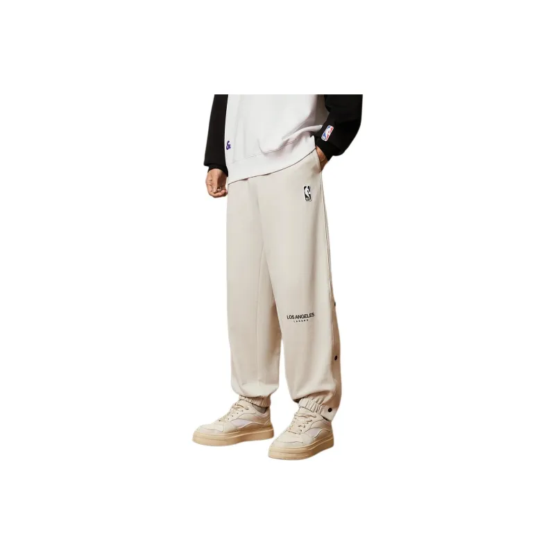 JACK JONES· Jack&Jones X Lakers Nba Knitted Sports Pants Men's Stone Gray-0