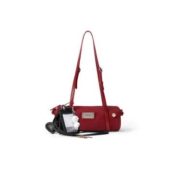 MCMIKO Artificial Leather Shoulder Bag Women's Ruby Cubic Zirconia