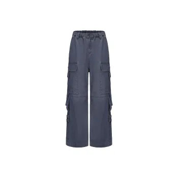 NSTNEW START Cargo Pants Unisex Vintage Blue