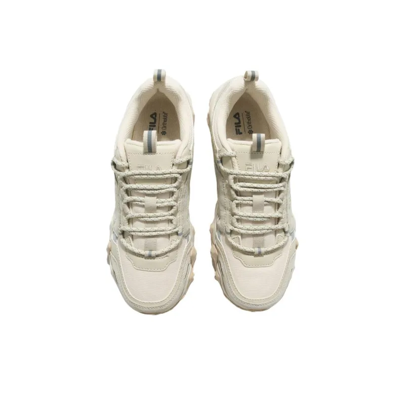 FILA TR V2 Anti Slip Wear Resistant Low Top Casual Shoes Unisex Beige-3