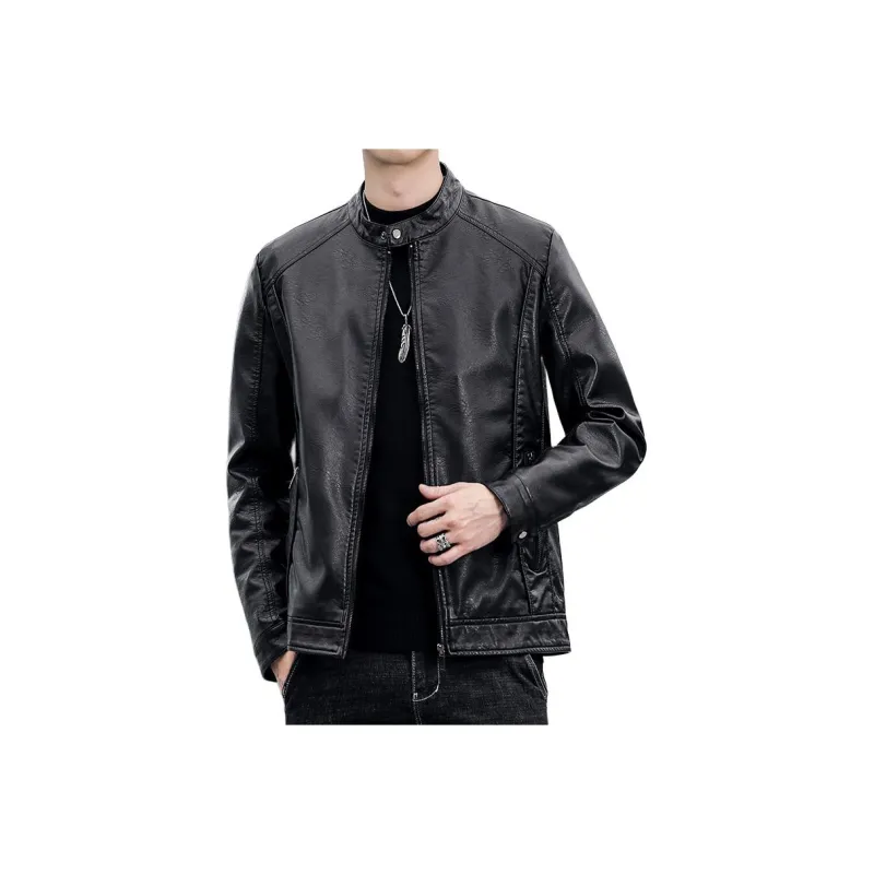PIERRE CARDIN Leather Jacket Unisex-0