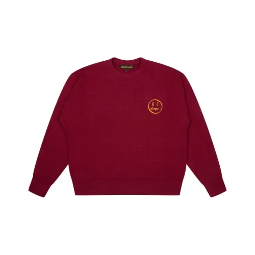 Drew House SS25 Sweaters Unisex Burgundy