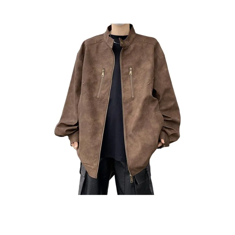 FRQ Leather Jackets Unisex-0