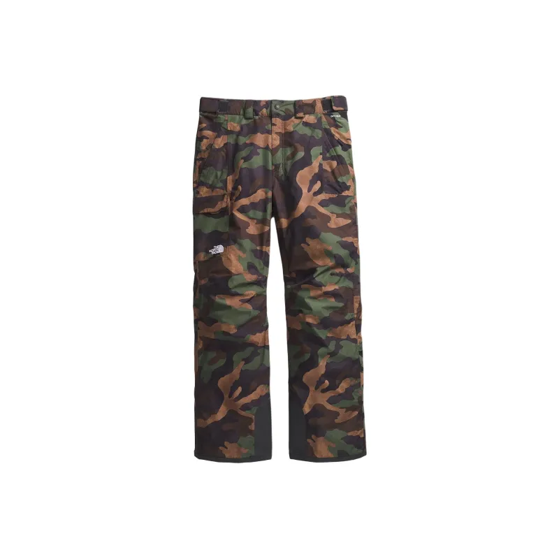 THE NORTH FACE Casual Pants Men's Black/Camo Color Printing-0