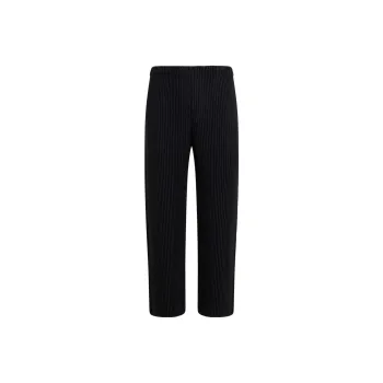 Homme Plissé Issey Miyake Casual Pants Men Black