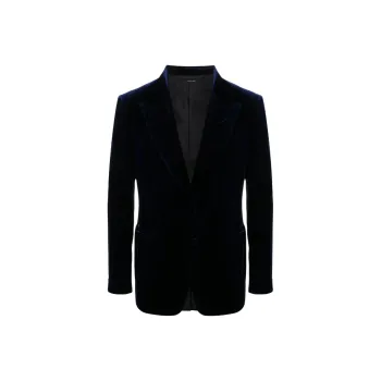 TOM FORD Single breasted Velvet Blazer