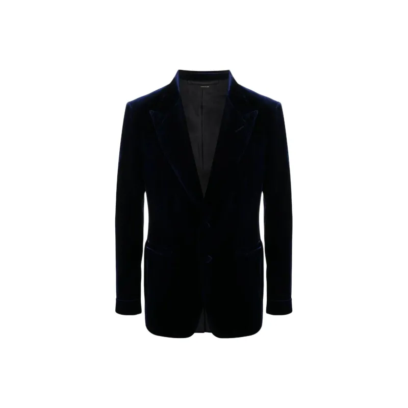 TOM FORD Single breasted Velvet Blazer-0