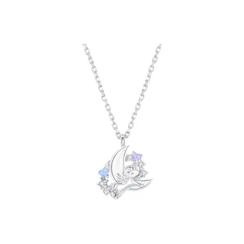 LUCKY ZHY S925 Silver Necklaces Women's