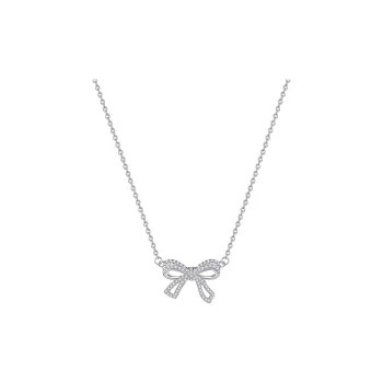 Heart Grass S925 Silver Necklaces Women's
