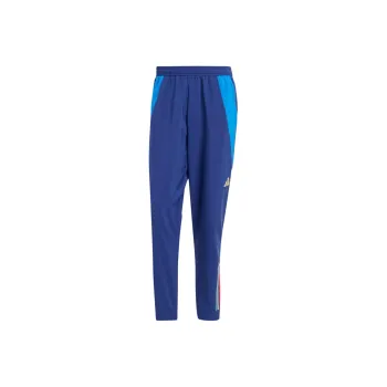Adidas ITALY TIRO 24 COMPETITION PRESENTATION TRACKSUIT BOTTOMS Knitted Sweatpants Men's Blue