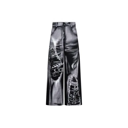 TIWILLTANG Jeans Unisex Radiant Hidden Black