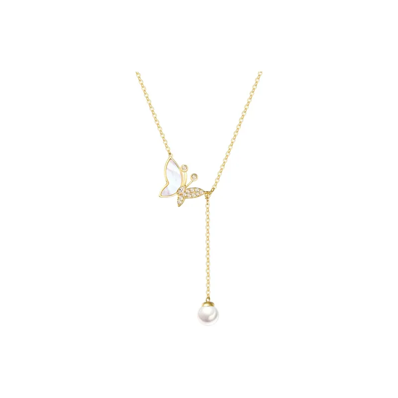 CENTURY&KINDLE S925 Silver Necklaces Women's-0