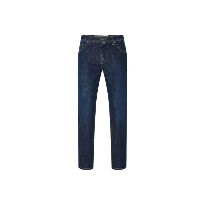 JACOB COHEN Scott Cropped Comfort Jeans Jeans Men's Dark Blue-0