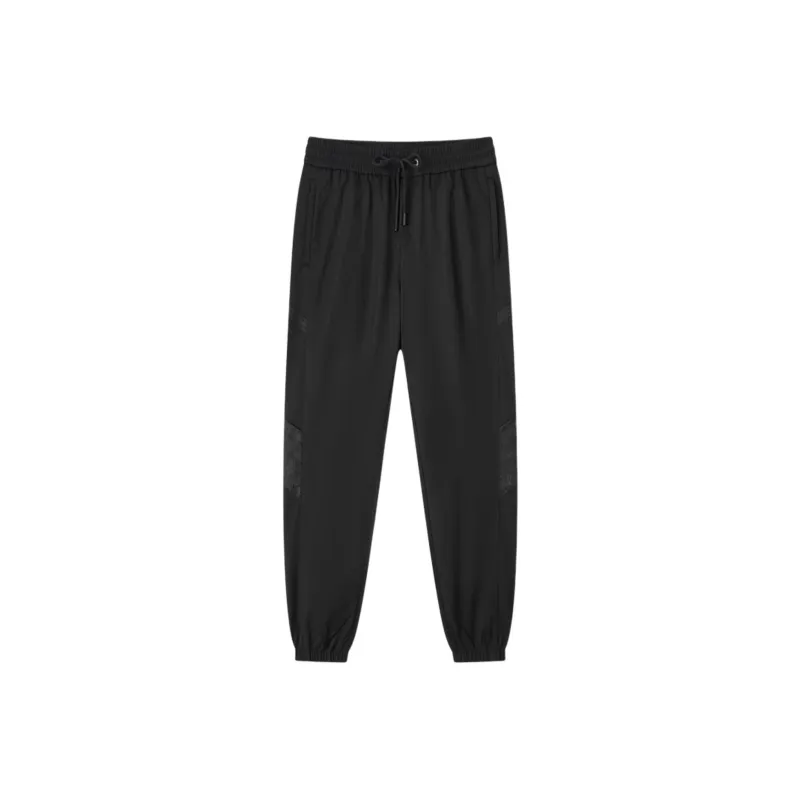 JOHN RICHMOND SS24 Knitted Sports Pants Men's Black-0