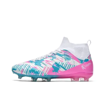 Binary FG Rubber Long Studs Cushioning Coverage Abrasion Resistant Lightweight Slip Resistant Soccer Shoes Unisex