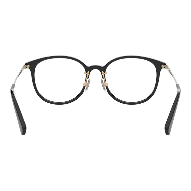 COACH Alloy Irregular Shape Eyeglass Frames Women's Black-4