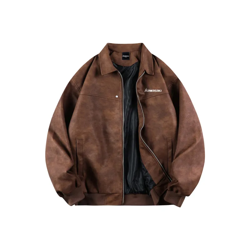 Kawasaki Leather Jackets Unisex-24