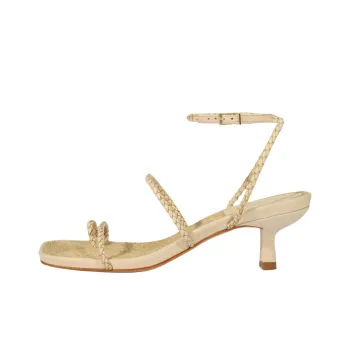 Schutz Kaya One Strap Sandals 7.5cm Women's Beige