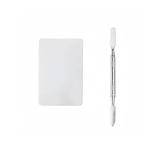 FOYULE Makeup Palette Make up Tools One Swipe Renew Stainless Steel Material
