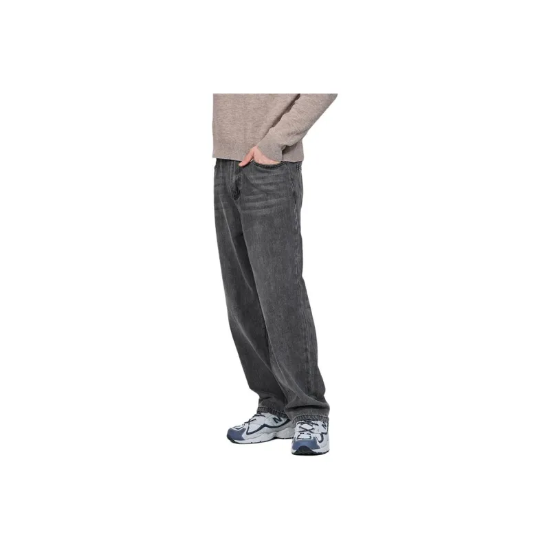 FAIRWHALE Jeans Men's Medium Gray-2
