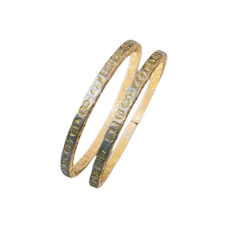 LIUXIN 999 Fine Silver Bangles Women's-1