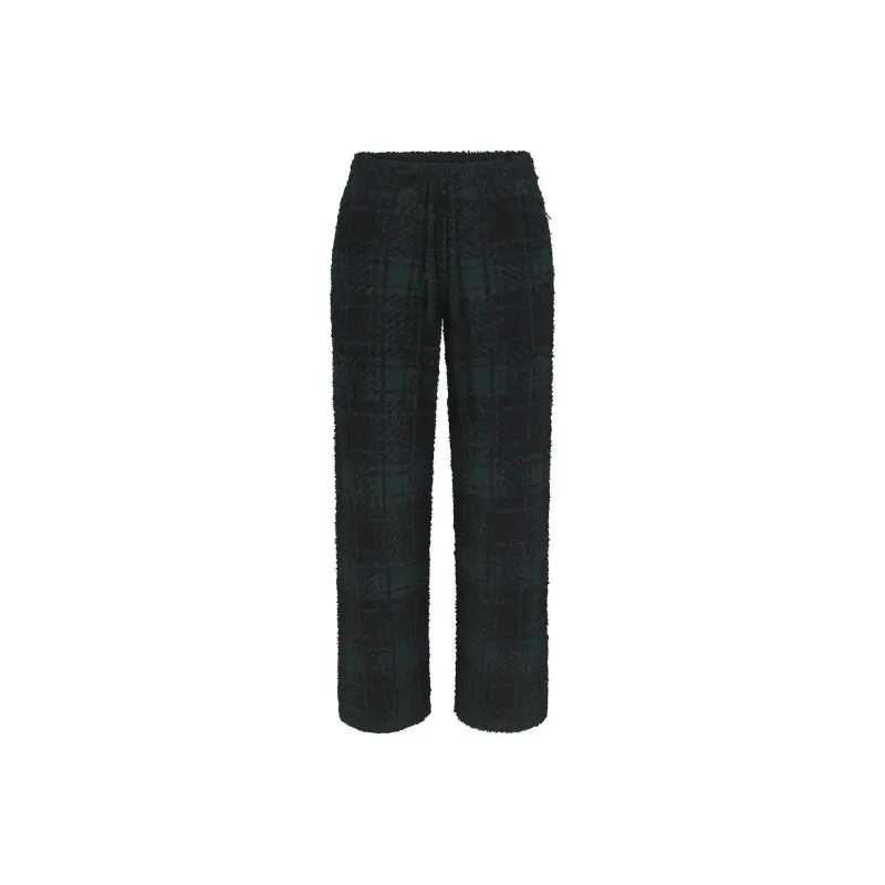 SKIMS Fake Day Collection FW24 COZY KNIT UNISEX PANT Casual Pants Unisex Cypress Plaid/Cypress Check-0