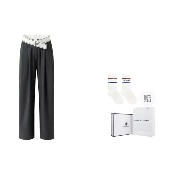 Charlie Luciano Casual Pants Unisex Dark Gray