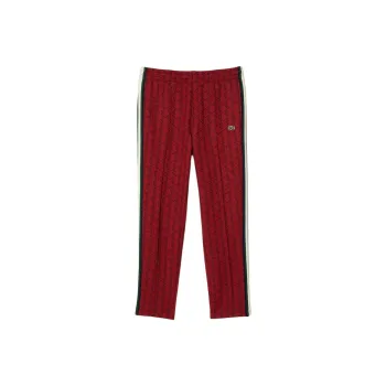 LACOSTE Knitted Sweatpants Men's Red