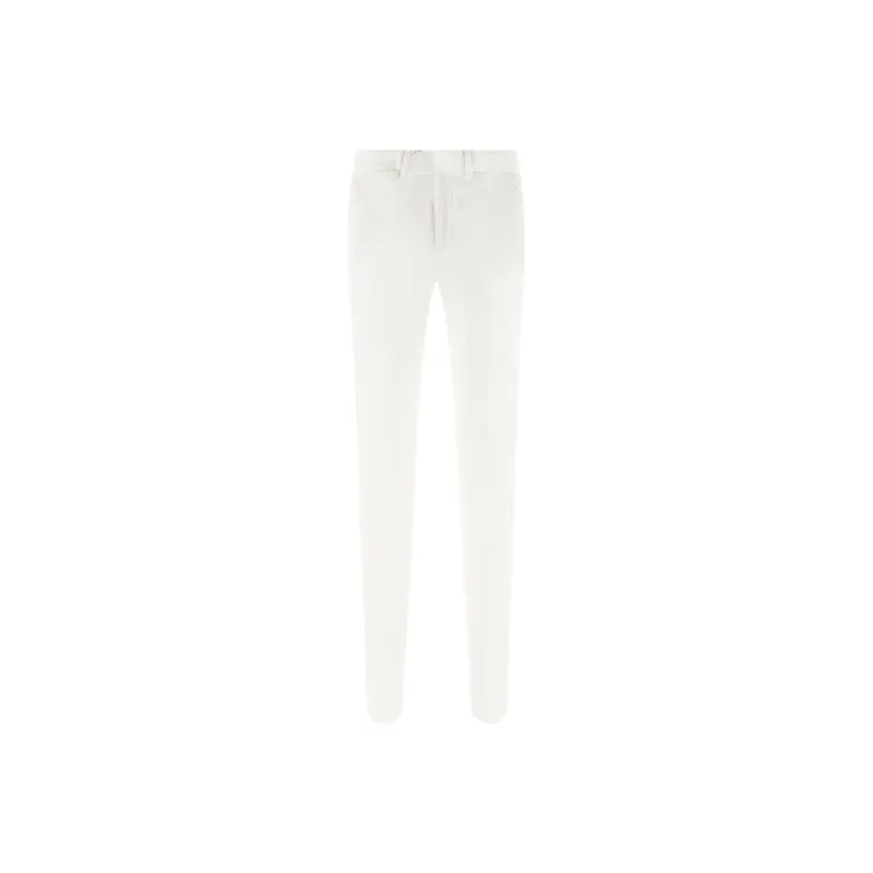 Zzegna SS23 Casual Pants Men's White-0
