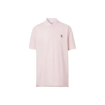 Burberry Polo Shirts Men Pink