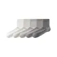 [5 Pack/10A Antibacterial Mulberry Silk]White+White Gray+Light Gray+Latte+Dark Gray