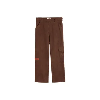 EMPTY REFERENCE Casual Pants Unisex Brown