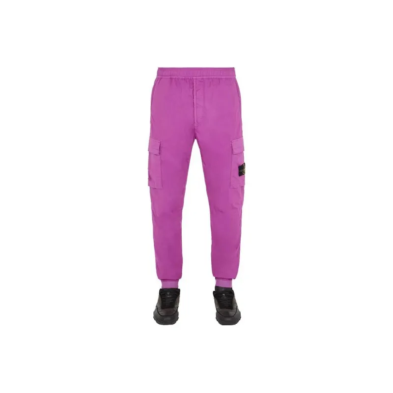 STONE ISLAND Compass motif Cargo Trousers-0