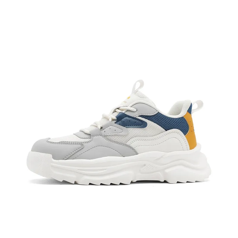 K bird Abrasion Resistant Breathable Height Increasing Low Top Chunky Sneakers Men's-12