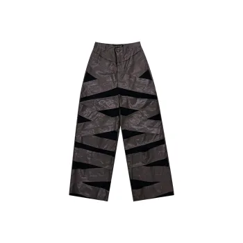 BLIND402 Casual Pants Unisex Gray