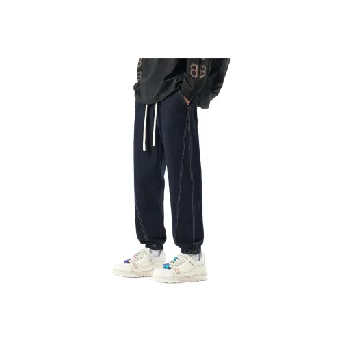 Tonlion Jeans Unisex Dark Gray Blue