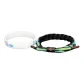 Black, George Reflective+Glow in The Dark Two Stripes